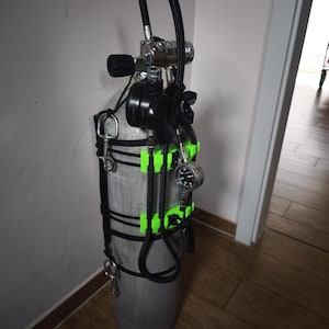 2x Stage Bottles Slangorganisatör Dyktillbehör Deco Bottles Tech Diving