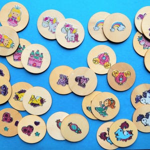 Jeu de mémoire en bois - Cartes pour apprendre les animaux