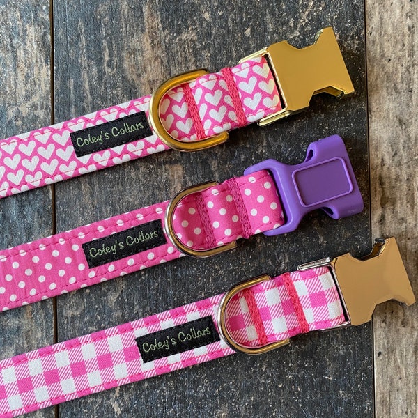 Personalized Dog Collar, Summer Dog Collar, Dog Collars, Spring Dog Collar, Girl Dog Collar, Boy Dog Collar, "Mix and Match Collection"