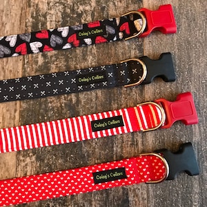 Dog Collar, Valentine Dog Collar, Dog Collars, Valentine&#39;s Dog Collar, Girl Dog Collar, Boy Dog Collar, &quot;The Love Collection Part 2&quot;