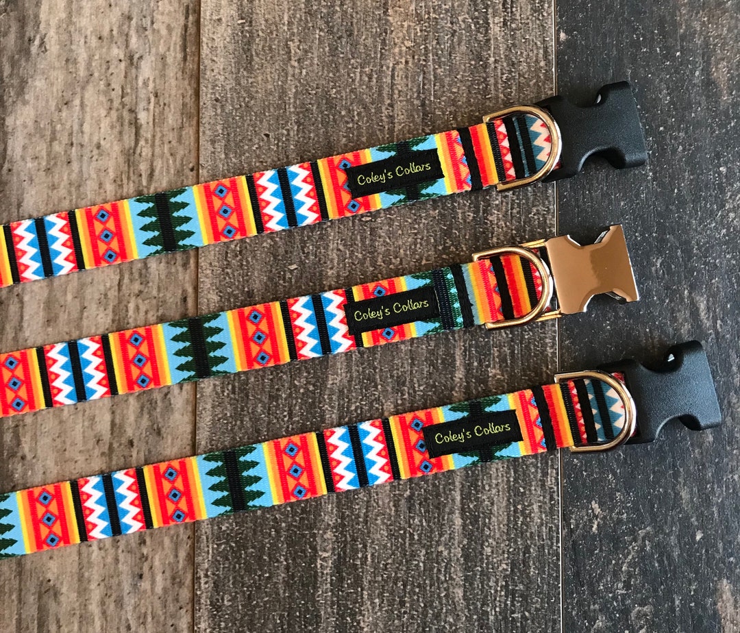 Dog Collar, Aztec Dog Collar, bing Dog Collar, Girl Dog Collar, Boy
