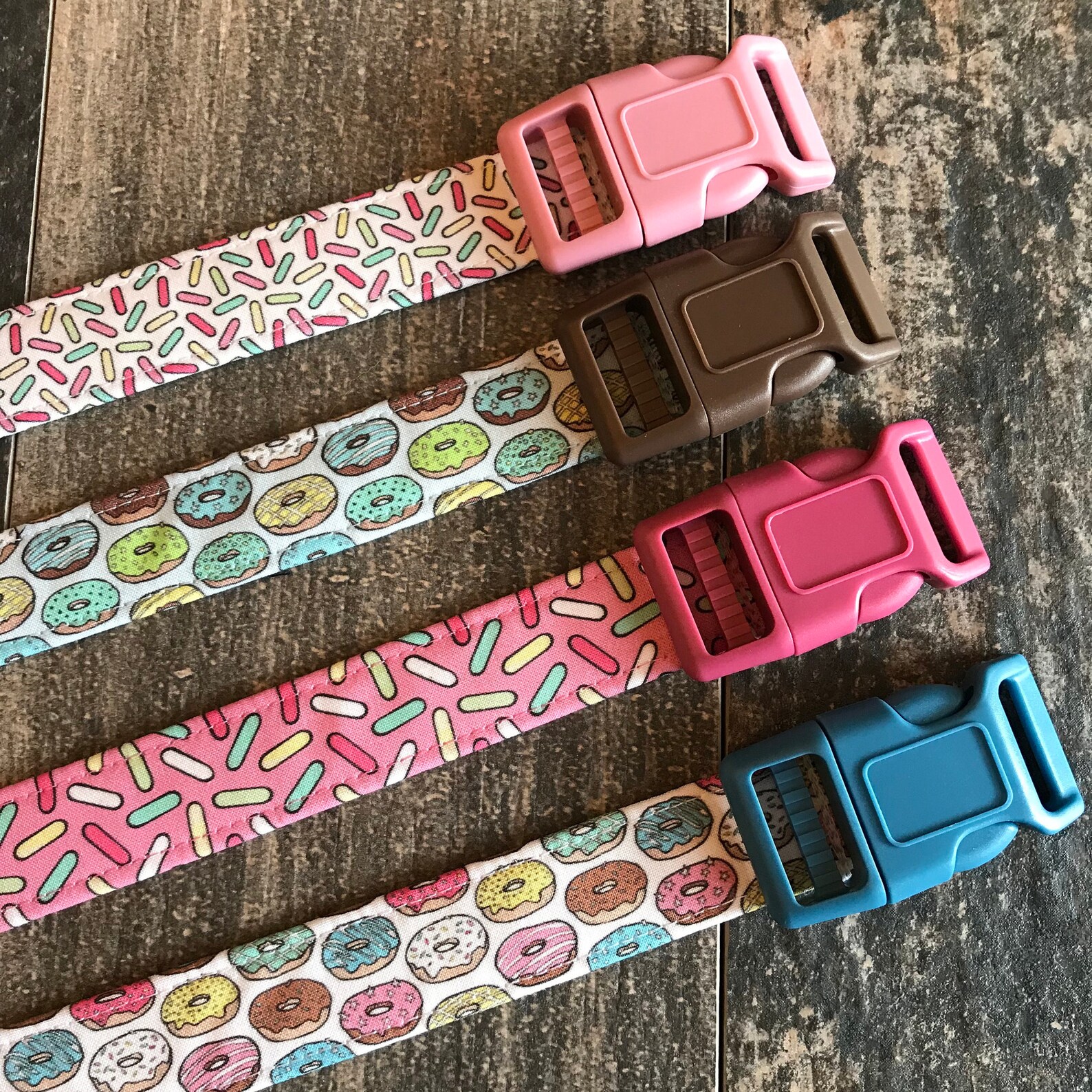 Dog Collar Dog Collars Donut Dog Collar Sprinkle Dog Etsy