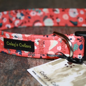 Dog Collar, Floral Dog Collar, Girl Dog Collar, Boy Dog Collar, Girly Dog Collar, "The Aztec Garden"