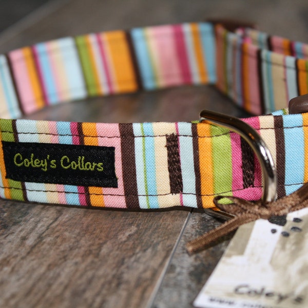 Dog Collar Custom "Happy All Over"