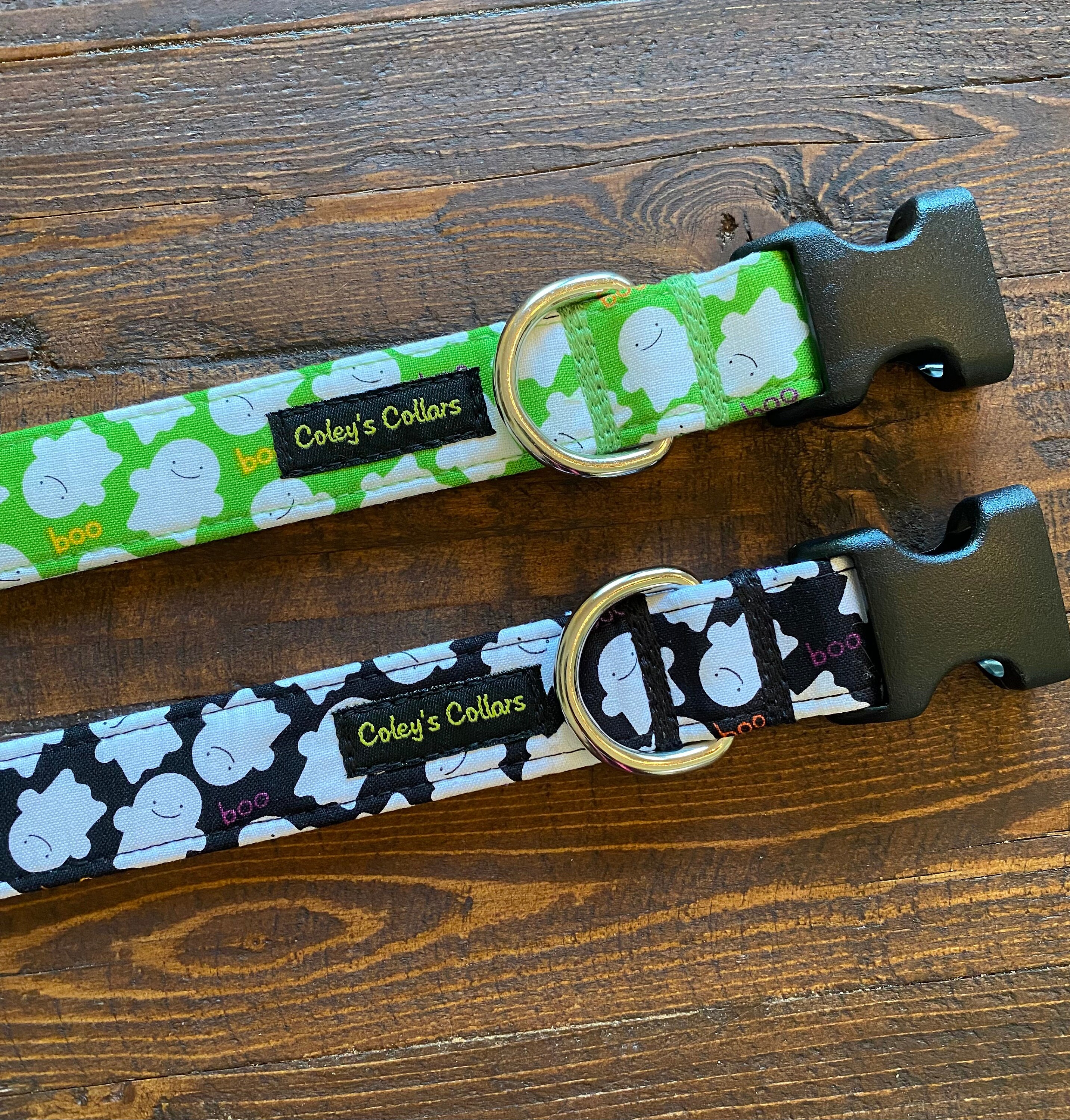 Dog Collar, Halloween Boy Girl Ghost Fall "The Boo Collection"