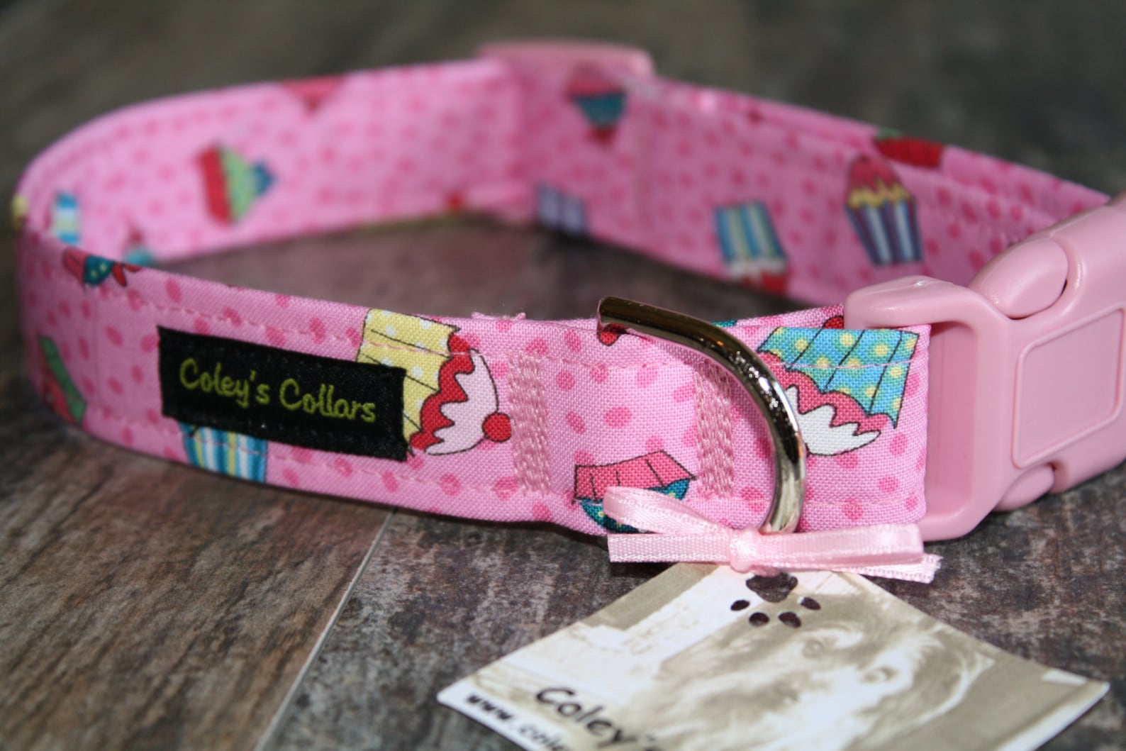 Cupcake Dog Collar Dog Collar Dog Collars Girl Dog Collar Etsy