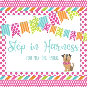 Arnés para perros Step-in - Tú eliges la tela - Arnés para perros