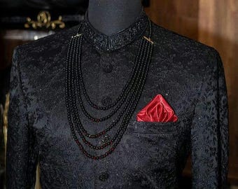 Handmade Groom Sherwani Set: Masoori Fabric,  Khussa Shoes