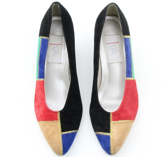 Multi colored women's dress shoes hotsell