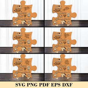 Gepersonaliseerde vader en kind handen staan decor SVG, familiehanden ondertekenen svg, cadeau voor papa, vaderdagcadeaus svg, Glowforge svg-bestanden, lasergesneden bestanden