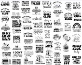 Smutty Book SVG Bundle, Spicy Book Lover SVG Bundle, Spicy Romance Reader SVG, Dark Romance svg, Books svg, Reading svg, Book Lover Cricut