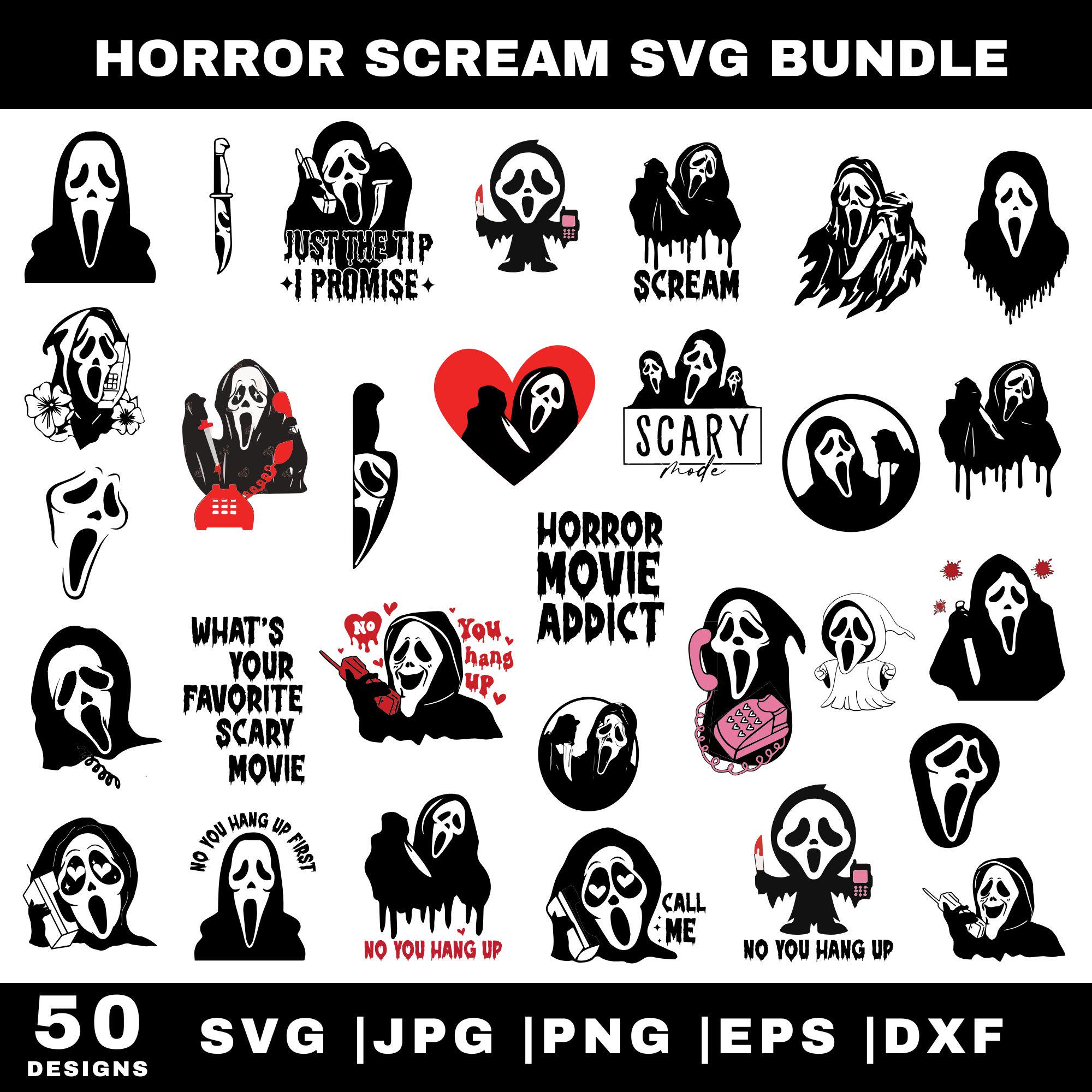 No You Hang up SVG Bundle, Halloween SVG, Ghostface Valentine