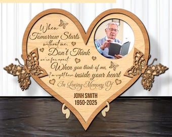 Personalized Dad Memorial Sign SVG, Butterfly Memorial Sign svg, Loss Of Loved One, Memorial Gifts svg,Glowforge svg files, Laser cut files