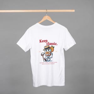 Tijdloos ouderwets T-shirt - uniek cartoon cool T-shirt voor de zomer - cheers to style