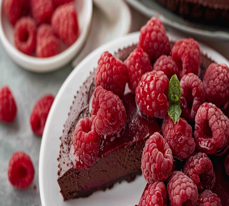 Decadent Chocolate Raspberry Cheesecake Recipe Ebook | No-bake Dessert ...