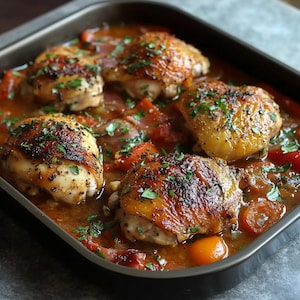 Roman-Style Chicken Recipe: Italian Braised Chicken (Digital Download)