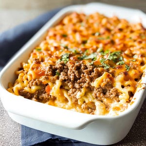Hamburger Casserole Recipe: Easy Family Dinner (Printable PDF Download
