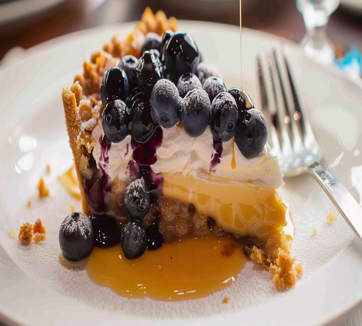 No-Bake Blueberry Pie Recipe eBook |Easy Dessert | Summer Berry Pie | Chilled Pie PDF Guide | Quick Vegan Option