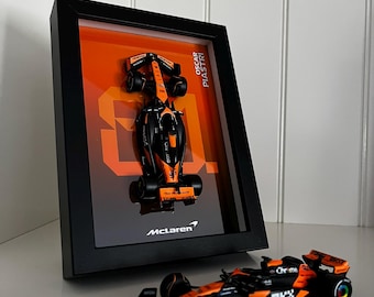 Oscar Piastri McLaren F1 Car 1:43 Scale Display - Handmade Formula 1 Gift
