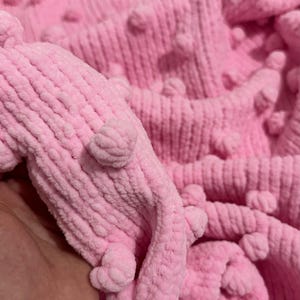 Handmade Knitted Baby Blanket: Alize Puffy Soft Blanket