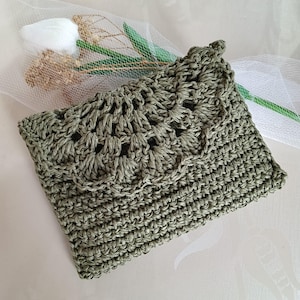 Crochet Bag, Crochet Coin Purse, Handmade Coin Purse, Mini Coin Purse, Paper String Wallet, Crochet Wallet, Gift For Her, Birthday Gift