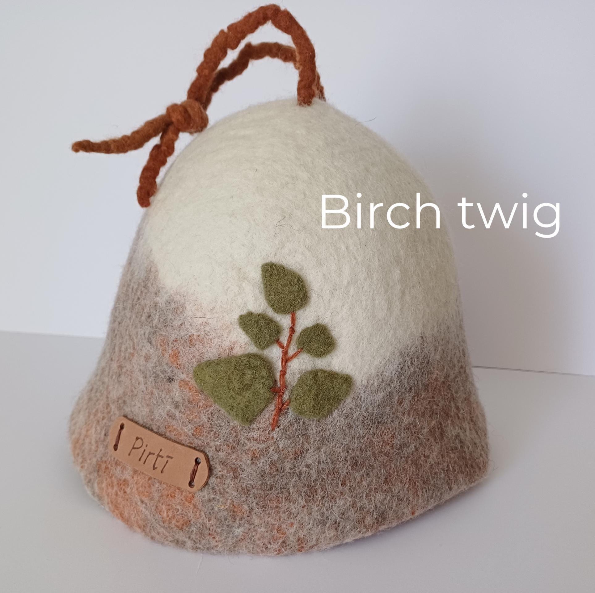 Genuine Sheep Fur Suede Sauna Hat Unisex Natural Sheep Wool Traditional Russian  main image 3