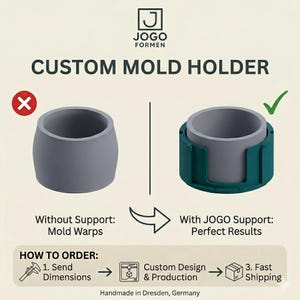 Custom Mold Holder | Stützschale für Silikonformen | 3D Printed Mold Housing | Halterung für Beton & Resin Gießform | Custom Support
