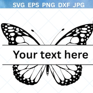 Schmetterling SVG, Cricut, Silhouette, Schmetterling, DXF, Cut-Datei, Clipart, Schmetterling Cricut SVG-Datei, Schmetterling Clipart