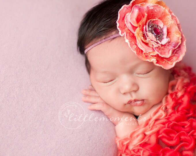 Baby Headband Pack of 3 Pink, Purple, Red main image 1