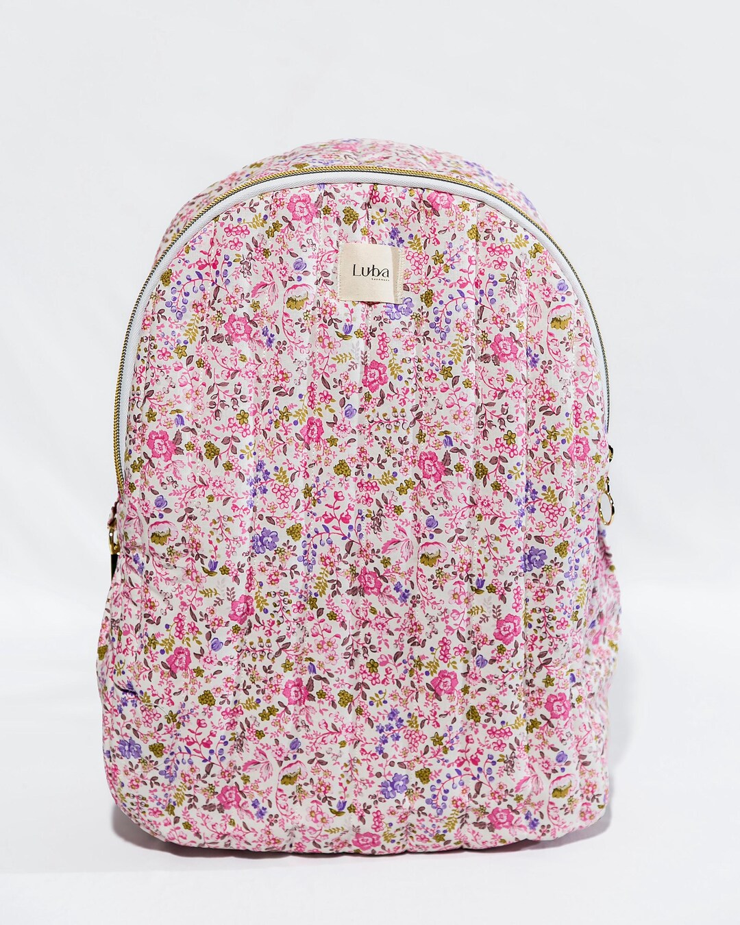 Pink Patterned Backpack Pink Floral Backpack - Etsy