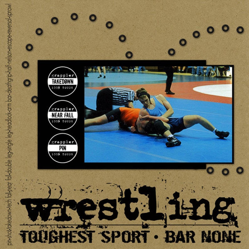 Wrestling Kit TOUGH GUY APPROVED Digital Download Born Etsy