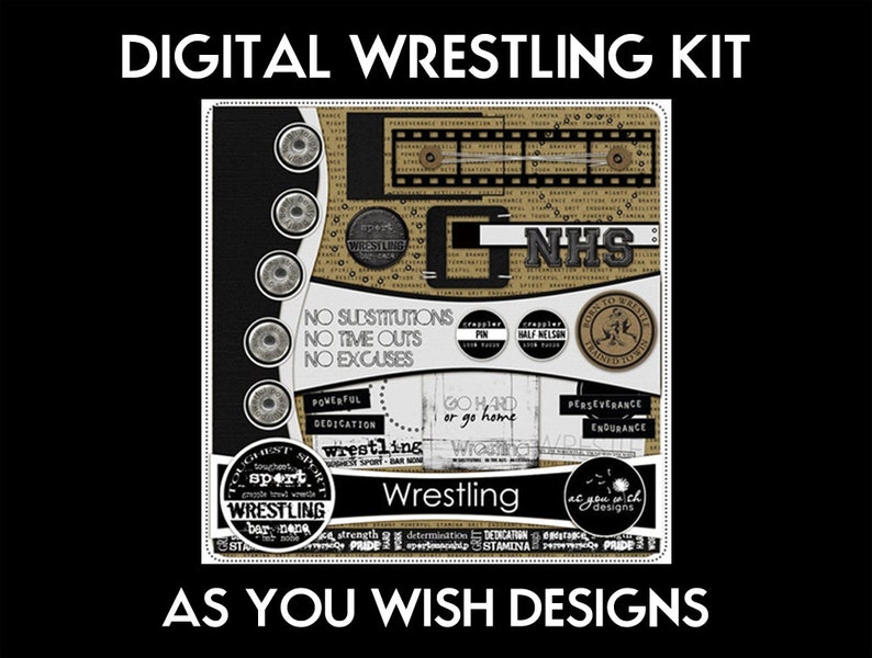 Wrestling Kit TOUGH GUY APPROVED Digital Download Born Etsy