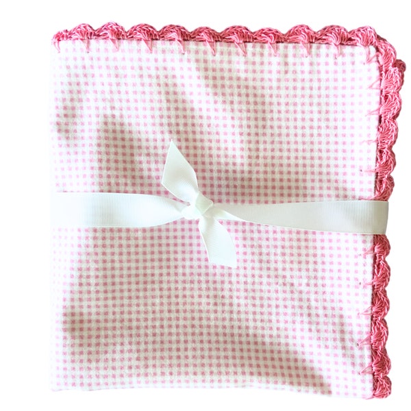 Baby Blanket 1.0- Gingham Thistle