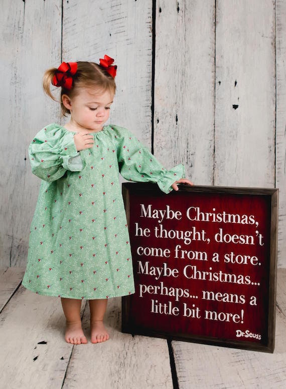 girls vintage christmas dress