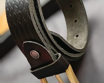 ゴールドバックルブラックベルト 男性用 メンズベルト ゴールド