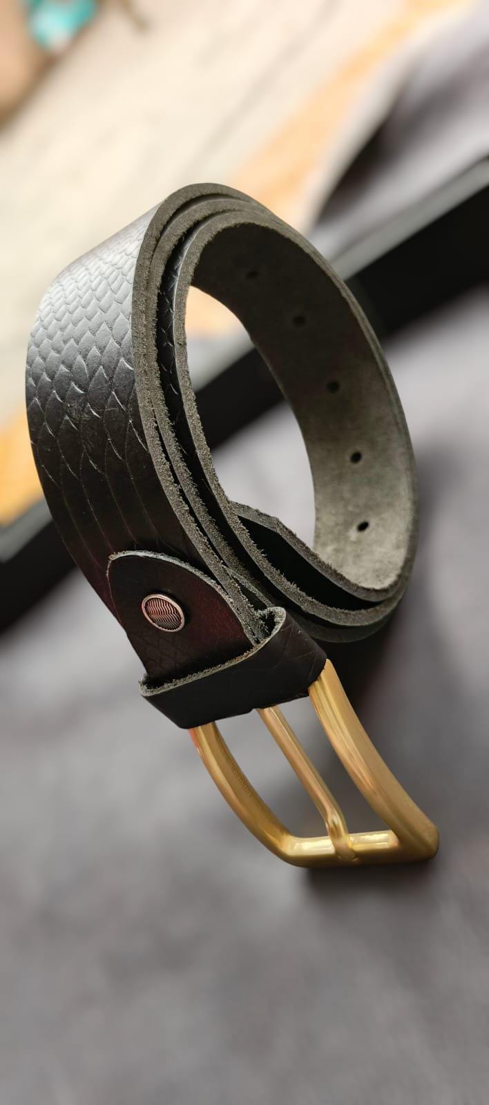 Anthropologie Black Leather Belt M/L Gold Snake Buckle Wide Waist Boho Cinch Anthropologie Leather Wide Belts for Women for sale | eBay main image 4