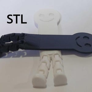 US Quarter Cart Coin Articulated Figure STL File. Fidget Tool, Digital Download.