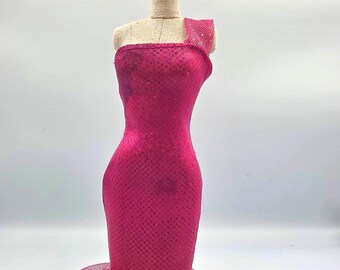 barbie inspired cocktail dress Barbie Style A Line Fuchsia Short Homecoming Dress