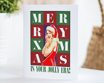 Taylor Swift Christmas Card, Swiftmas Themed Card, TS Swift Era Christmas Gift for Swiftie, Taylor Swift Art, Eras Tour Merch, Eras Inspired