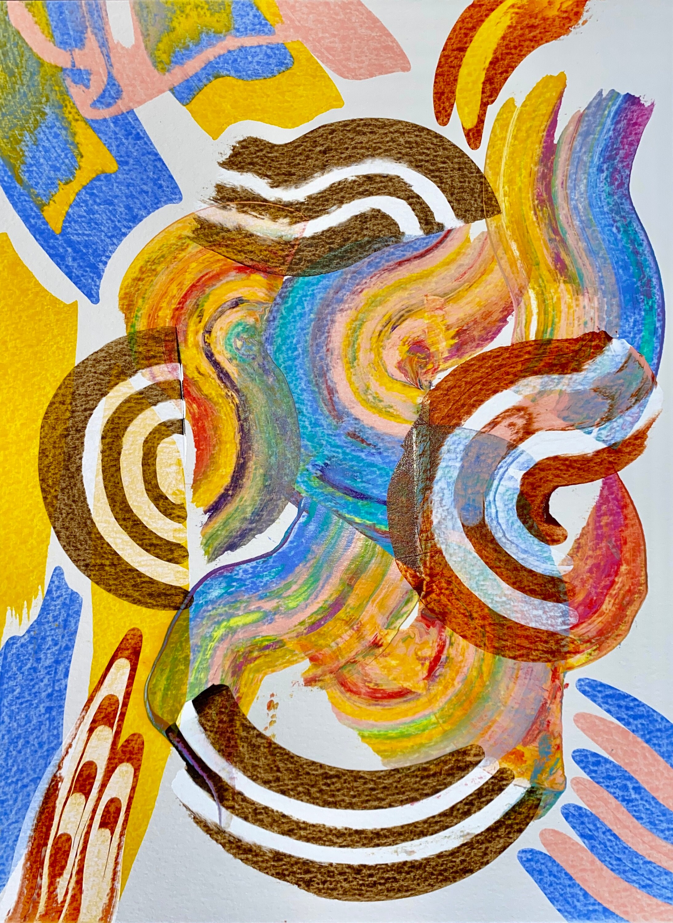 Scrape Art on Paper, 9