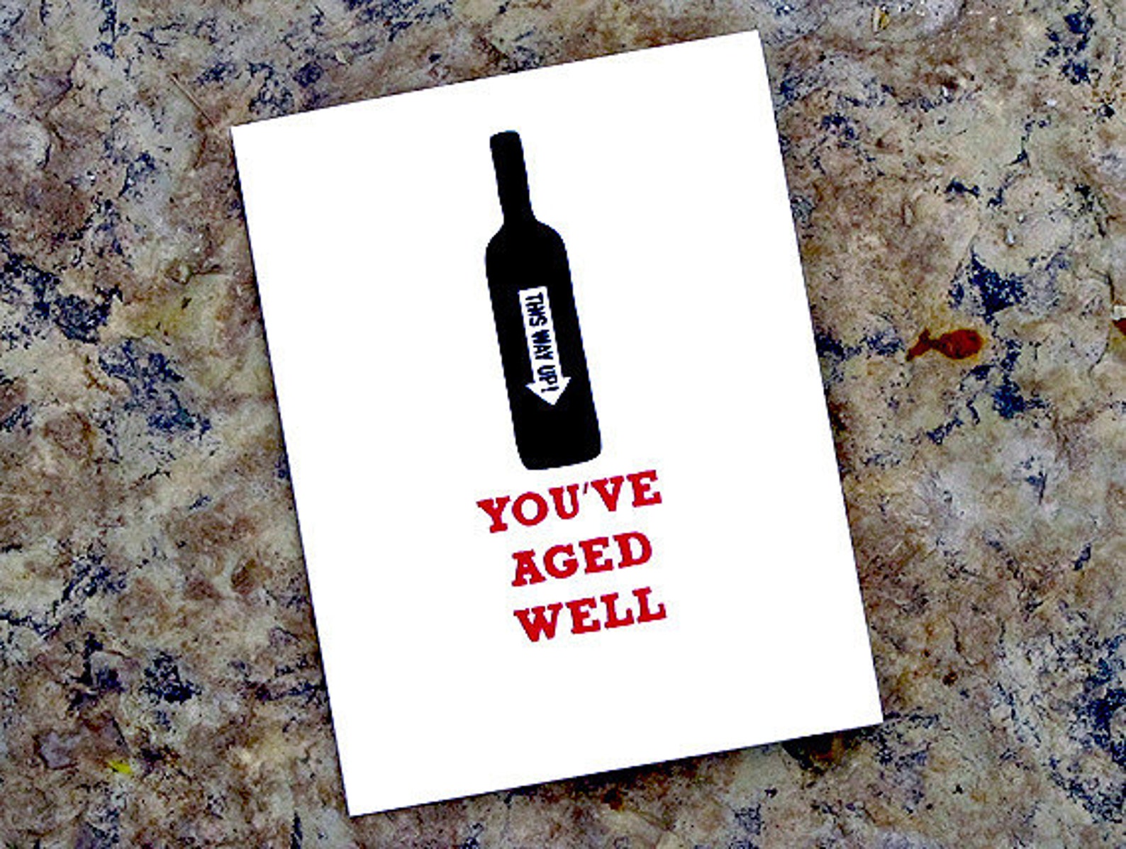Wine Funny Birthday Card Etsy