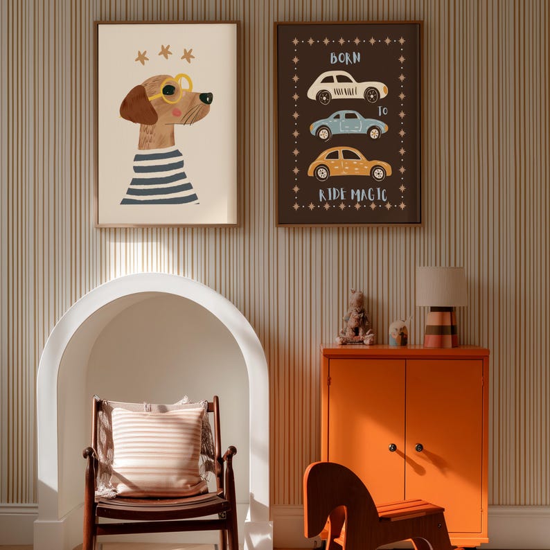 Complete Kids Room Wall Art Bundle – 200+ Printable Nursery, Playroom Prints | Animal & Transport Decor | Digital Download image 11