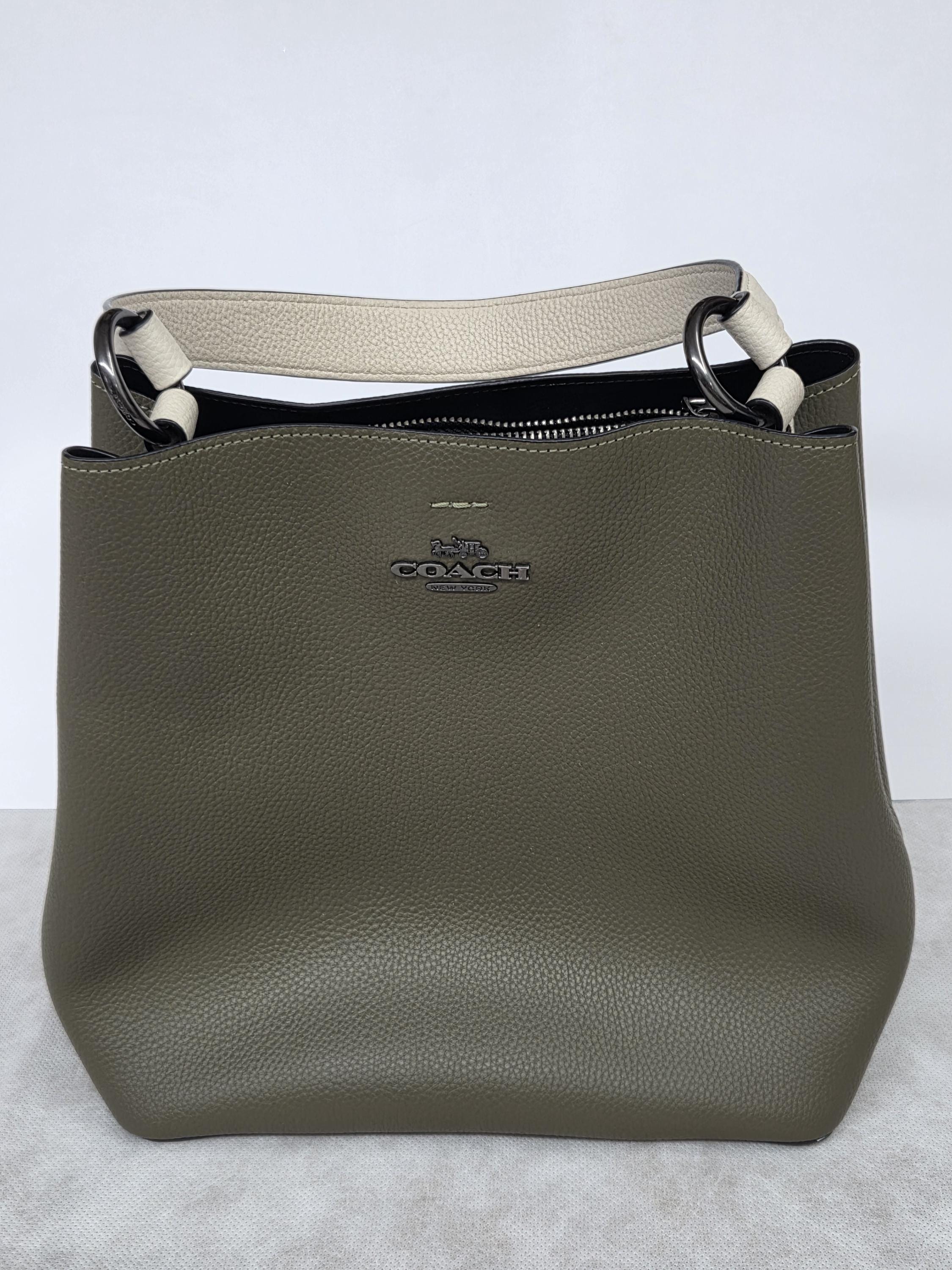 Vintage Coach Green Bucket Bag - Etsy