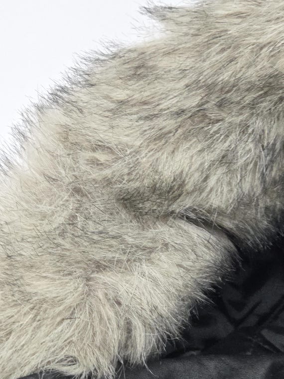 Vtg Womans size M Wilsons Black Leather Hooded fa… - image 16