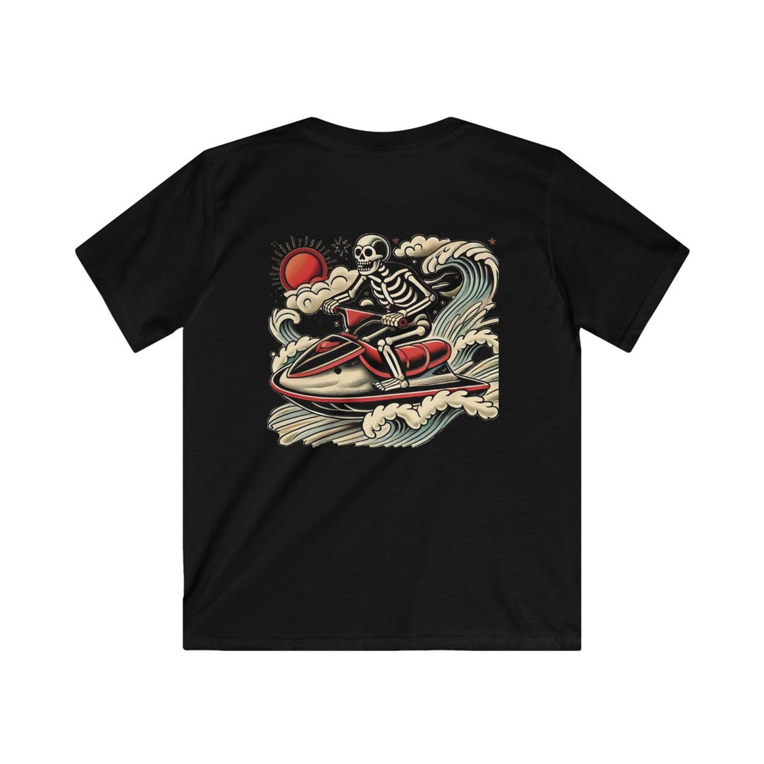 Jets Skeleton Royce Armory - Youth Jet Ski Skeleton Black T - Shirt - Etsy