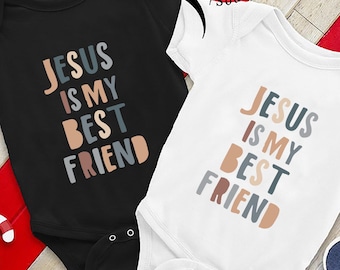 Christian Youth Shirt,Jesus is My Best Friend,Christian Kids Shirt,Jesus Baby,Christian Baby  Shirt,Christian Gift,Jesus Toddler Tee