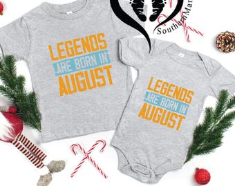 August Birthday Shirt ,August Birthday Gift,Legends Are Born In August Shirt,Born in August Shirt, Birthday Gifts,Born Legendary Shirt