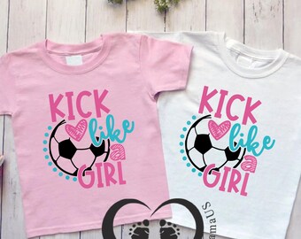 Girls Soccer Day Shirt, Soccer Gift, Soccer Uniform, Funny Soccer Shirt, Soccer Baby Tee, Game Day Shirts, Soccer Enthusiast T-Shirt