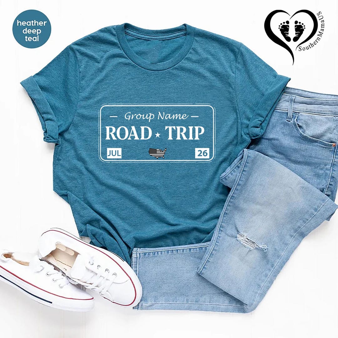 Custom Road Trip 2026 T Shirt Group Vacation Tee Family Il T93e 