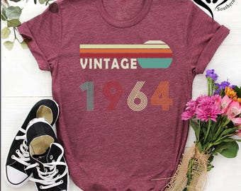 Vintage Birthday Tshirt,Retro Birthday Shirt,Custom Birthday Year Shirt,Vintage Gift Shirt,60th Birthday Gifts For Men,Personalized Bday Tee